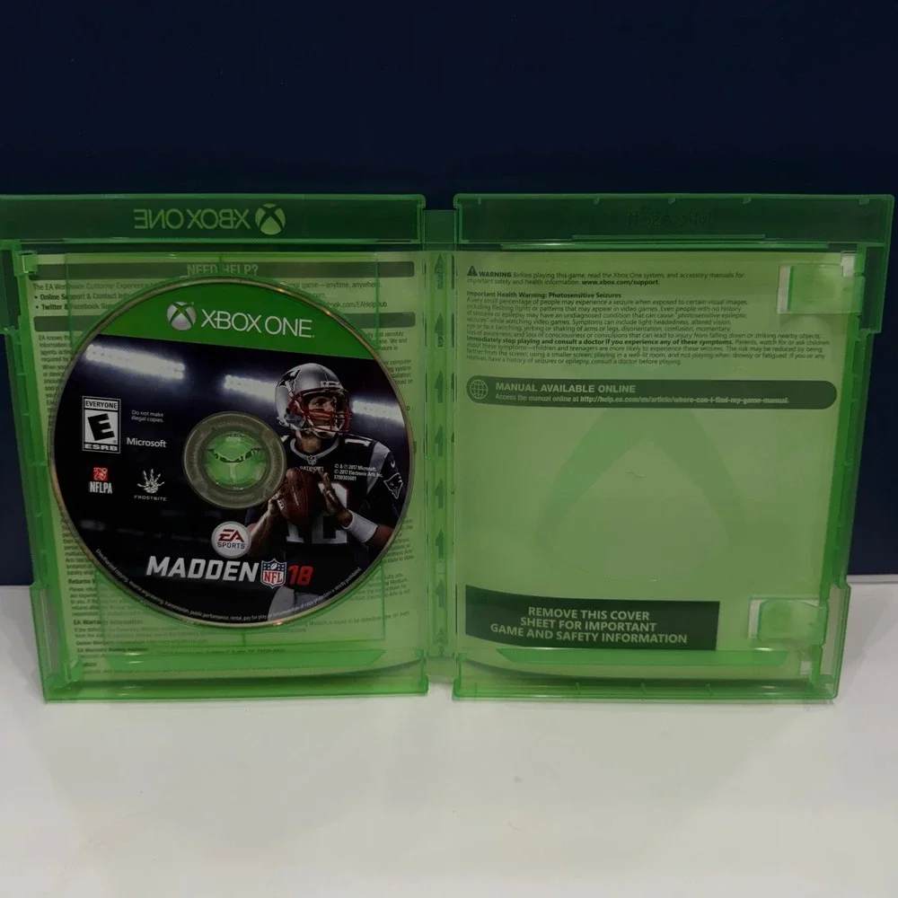 Madden NFL 16 17 18 Xbox One Lot Bundle Complete CIB EA Sports Football Games‎